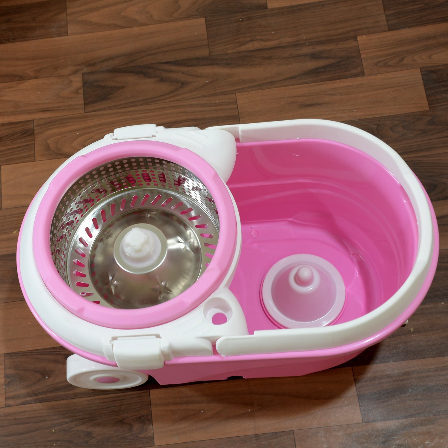 4105 Mop with Bucket For Floor Cleaning With Steel Spin /Mop for Floor Cleaning / Floor Cleaner Mop / Spin Mop / Magic Mop / Mop Stick / Spin Mop Set with Bucket/ Household Office Cleaning Tool Mop 4105 Mop with Bucket For Floor Cleaning With Steel Spin /Mop for Floor Cleaning / Floor Cleaner Mop / Spin Mop / Magic Mop / Mop Stick / Spin Mop Set with Bucket/ Household Office Cleaning Tool Mop